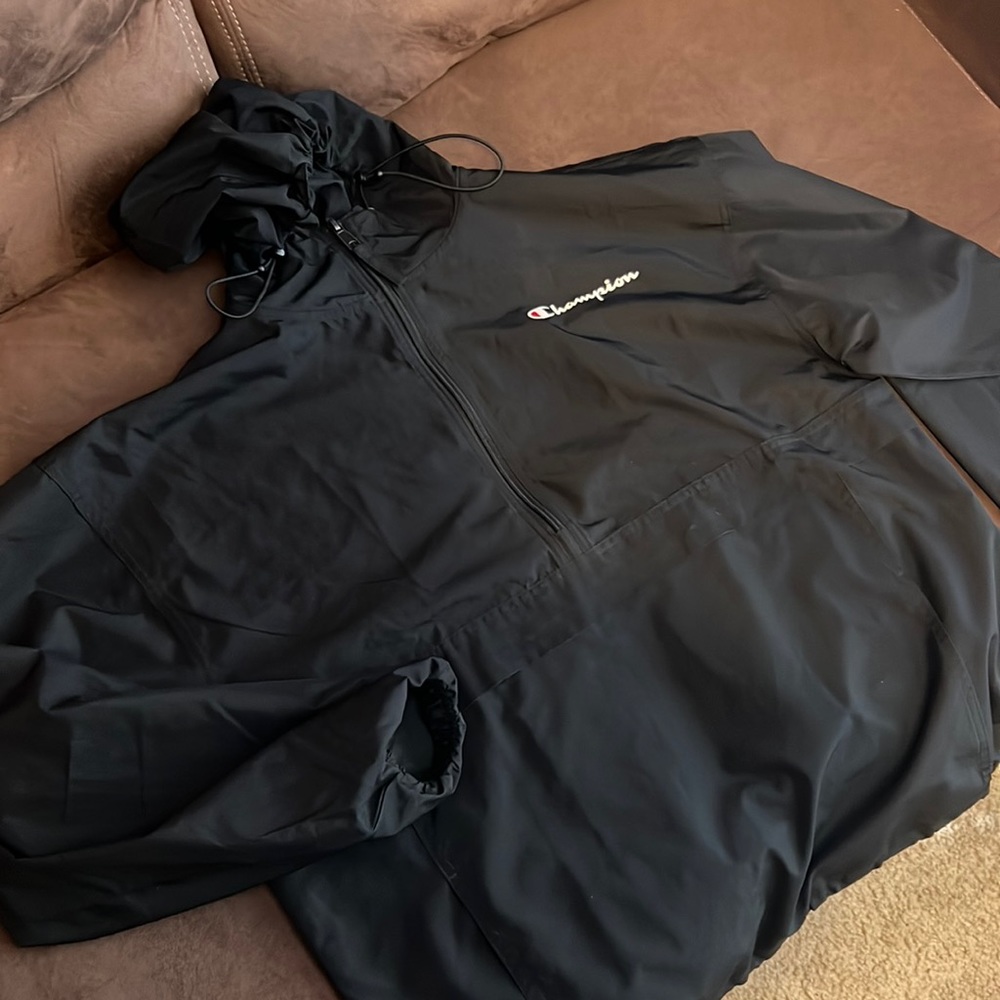 L Champion Windbreaker